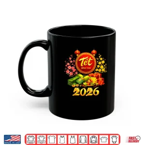 Mug Happy TET 2026 Year of The Horse Vietnamese TET Nguyen Dan Shirt