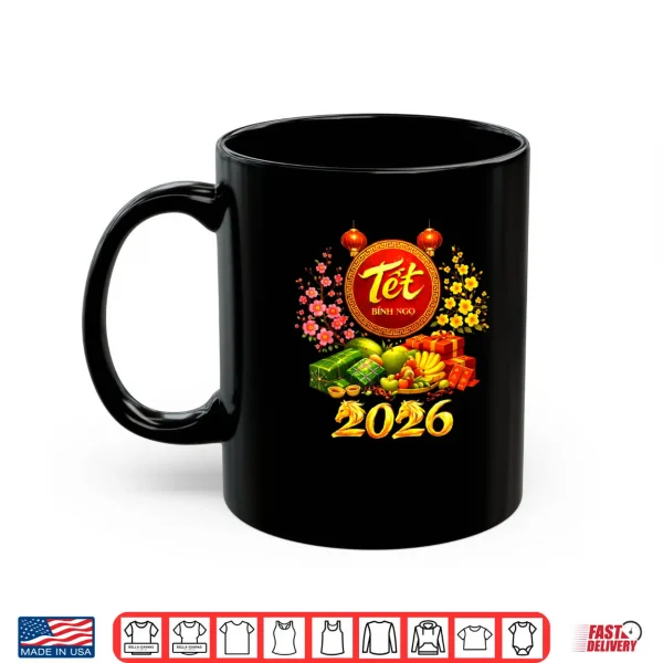 Happy TET 2026 Year of The Horse Vietnamese TET Nguyen Dan Shirt 3 Mug Happy TET 2026 Year of The Horse Vietnamese TET Nguyen Dan Shirt