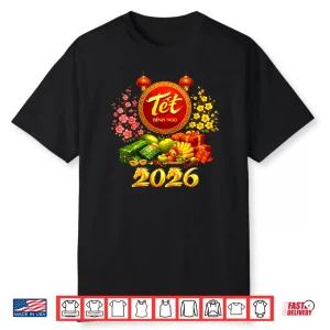 Happy TET 2026 Year of The Horse Vietnamese TET Nguyen Dan Shirt