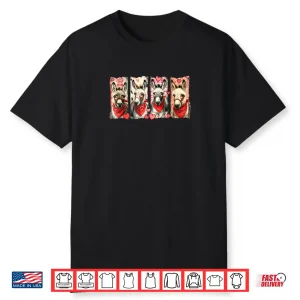 Donkeys Collection Valentine Colorful Costume Shirt
