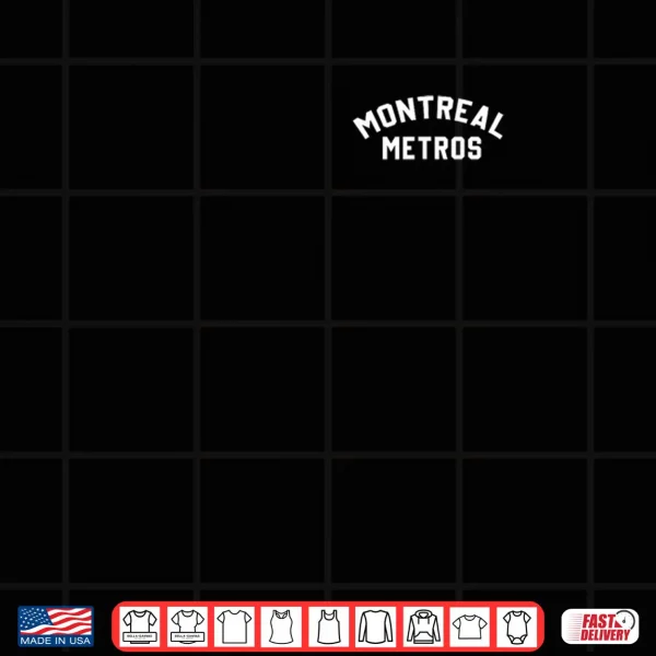 Montreal Metros Vintage Athletic Arch Shirt 4 Design Montreal Metros Vintage Athletic Arch Shirt