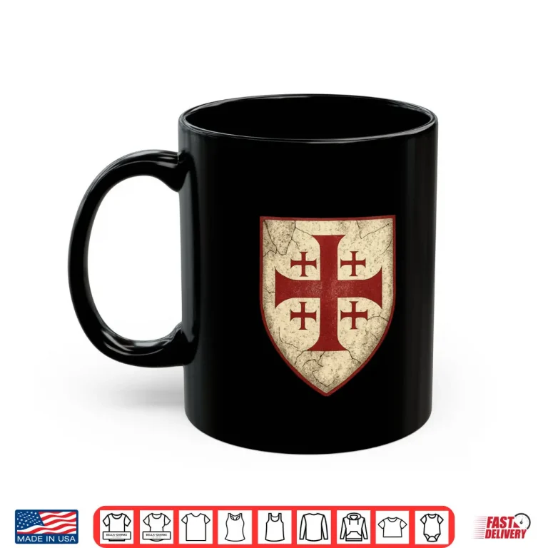 Jerusalem Cross Emblem Shirt 3 Mug Jerusalem Cross Emblem Shirt