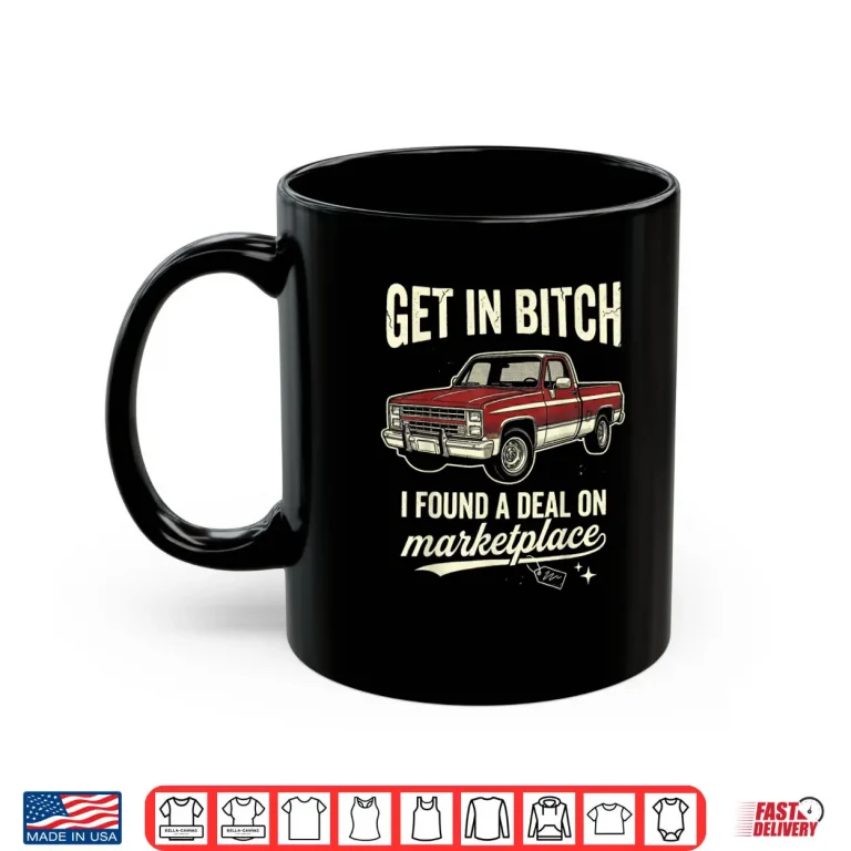 Get The in Deal On Marketplace Vintage Pickup Truck Shirt 3 Mug Get The in Deal On Marketplace Vintage Pickup Truck Shirt