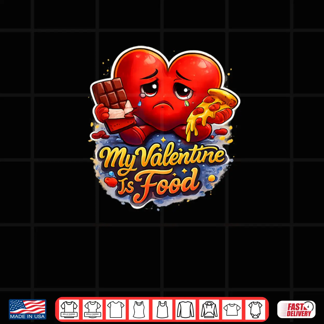 Valentines Day Food Lover Pizza Chocolate Self Love Shirt Valentines Day Food Lover Pizza Chocolate Self Love Shirt