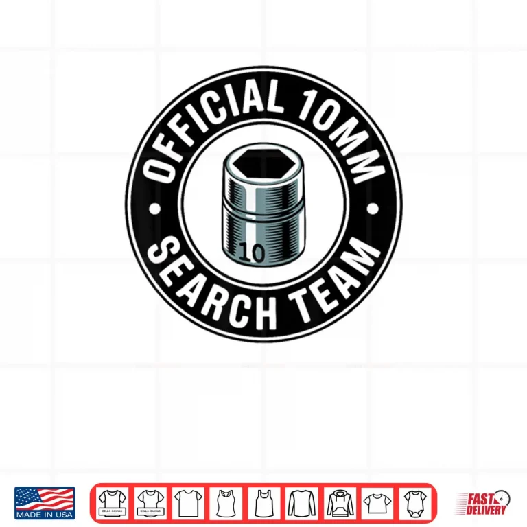 Design Official 10MM Search Team Socket Car Guy Car Mechanic Shirt