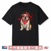 English Bulldog Valentines Day Dog Lover Heart Shirt