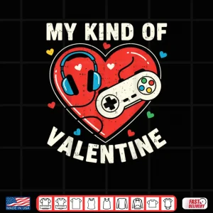 Design Video Game Gamer Valentines Day Shirt