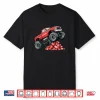 Valentines Day Monster Truck Hearts Shirt
