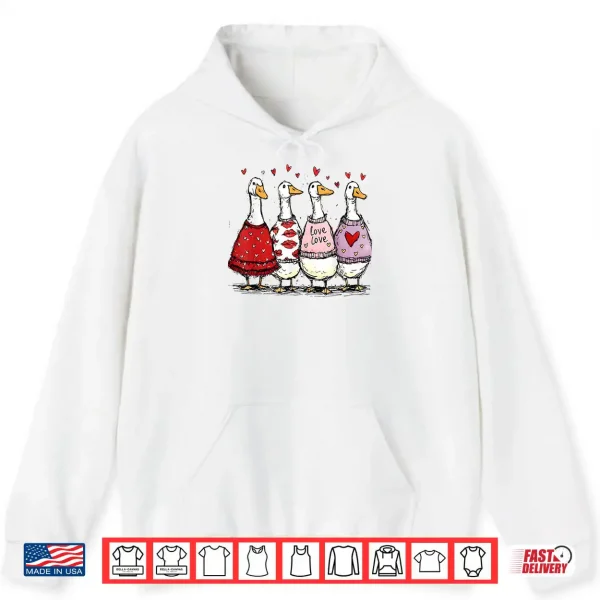 Silly Goose Valentine Trendy Valentine's Day Shirt 2 Hoodie Silly Goose Valentine Trendy Valentines Day Shirt