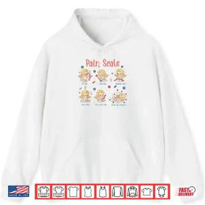 Hoodie Pain Scale Cupid Nurse Trauma Nurse ICU Nurse Valentine Day Shirt