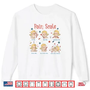 Sweatshirt Pain Scale Cupid Nurse Trauma Nurse ICU Nurse Valentine Day Shirt