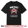 MEMO Valentine Quote for Loving Grandma with Cute Bow Shirt