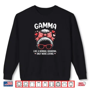 Sweatshirt Gamma Valentine Quote for Loving Grandma with Cute Bow Shirt
