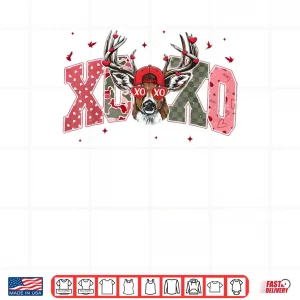 Design Camo XOXO Valentine Buck Deer Hunting Shirt