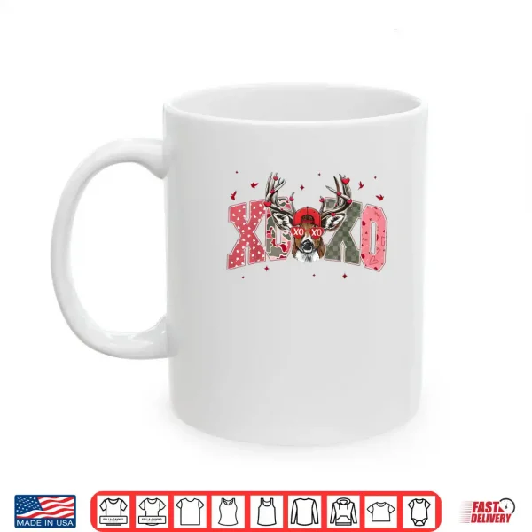 Mug Camo XOXO Valentine Buck Deer Hunting Shirt