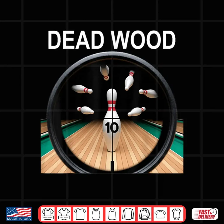Design Dead Wood White Lettering Shirt