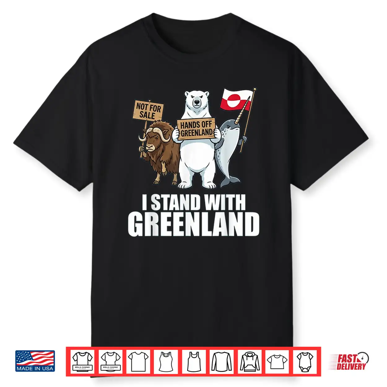 I Stand With Greenland Flag Support Greenlanders Shirt I Stand With Greenland Flag Support Greenlanders Shirt