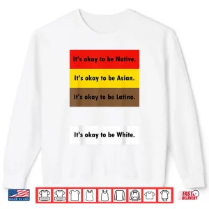 It'S Okay To Be Native It'S Okay To Be Asian It'S Okay To Be Shirt 2 Sweatshirt ItS Okay To Be Native ItS Okay To Be Asian ItS Okay To Be Shirt