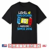 Level 10 Unlocked Awesome Since 2016 10Th Birthday Shirt