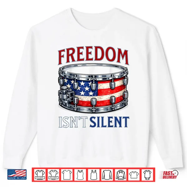 Patriotic Drummer Snare Drum Retro Vintage American Design Shirt 2 Sweatshirt Patriotic Drummer Snare Drum Retro Vintage American Design Shirt