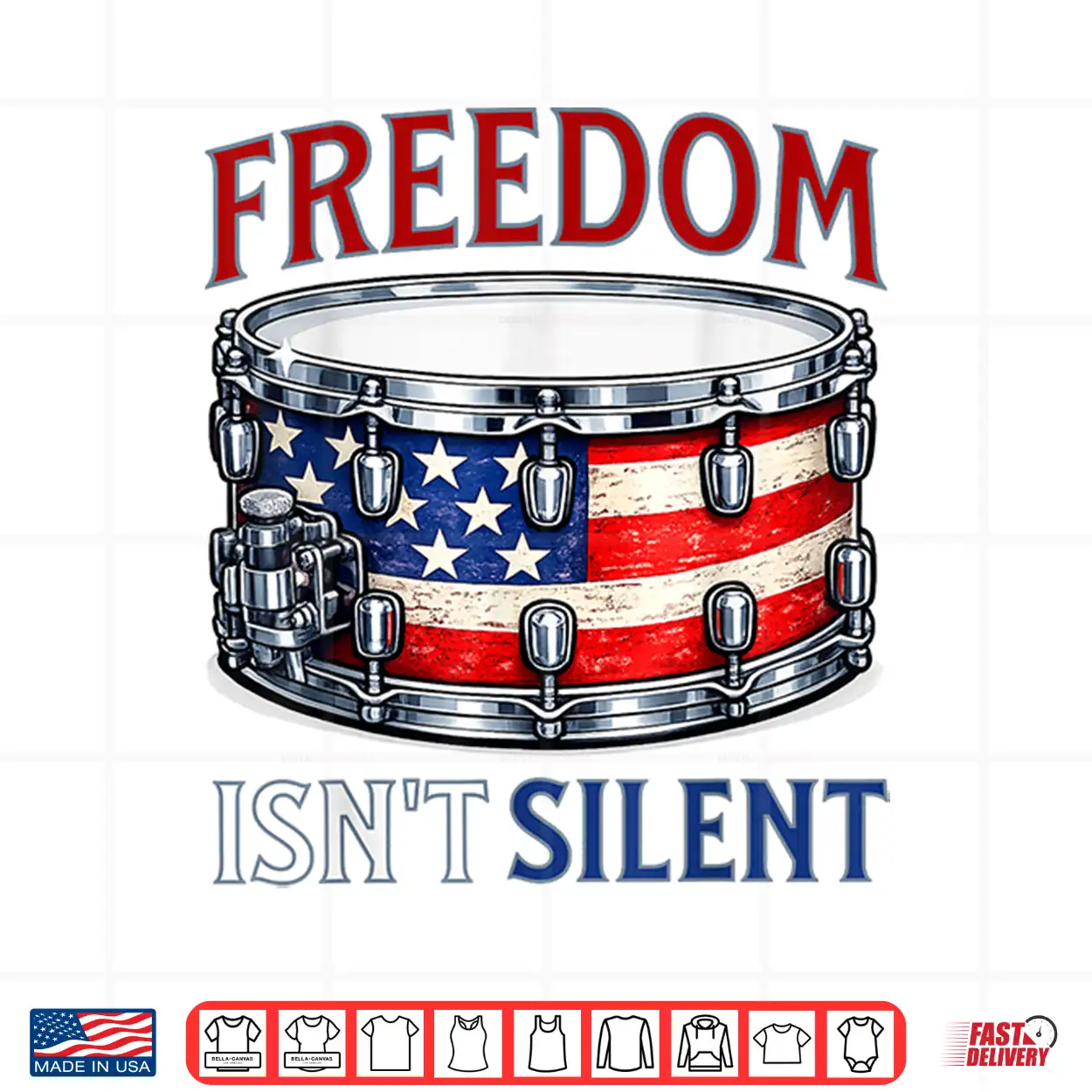 Patriotic Drummer Snare Drum Retro Vintage American Design Shirt Patriotic Drummer Snare Drum Retro Vintage American Design Shirt