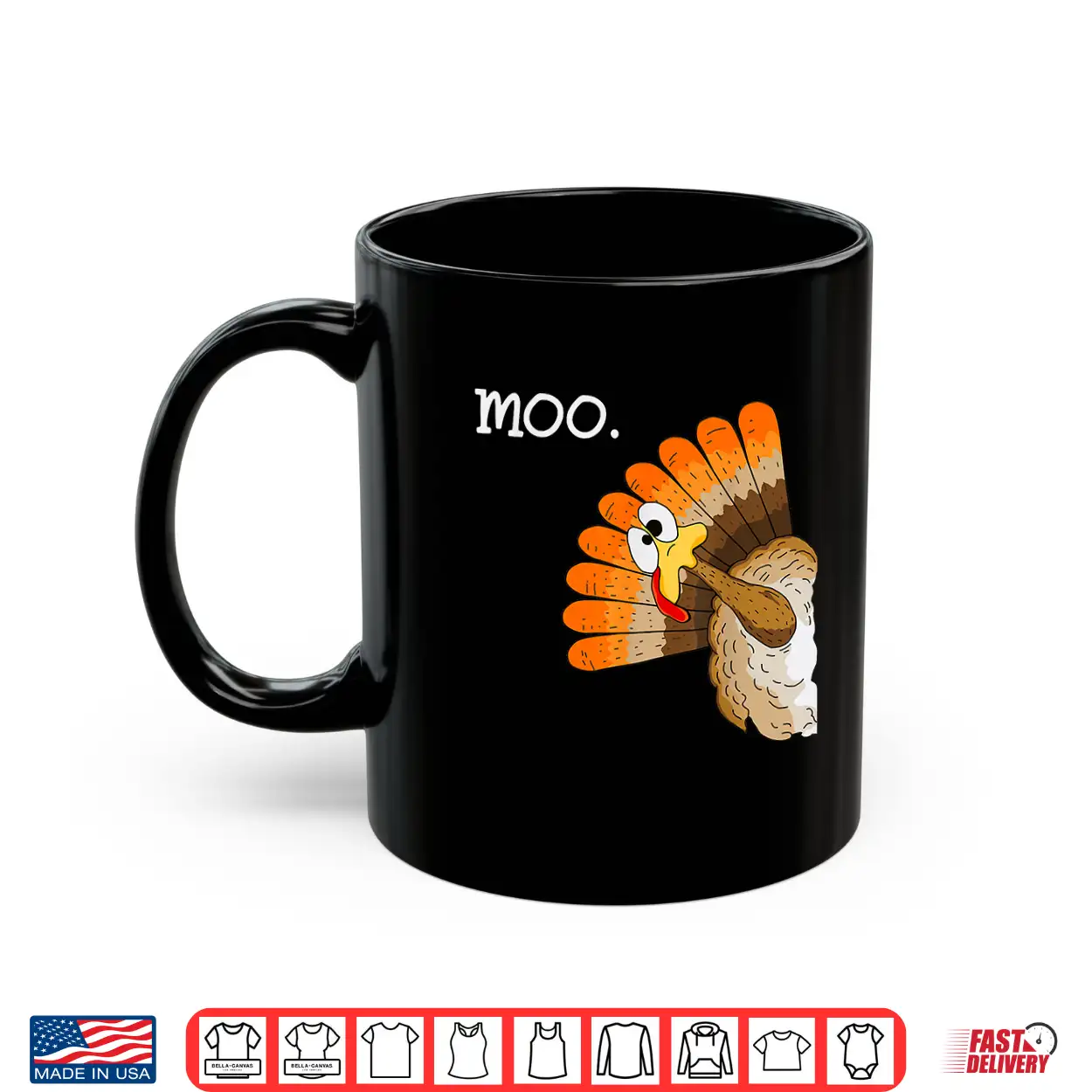 Turkey Moo Funny Thanksgiving Shirt Turkey Moo Funny Thanksgiving Shirt