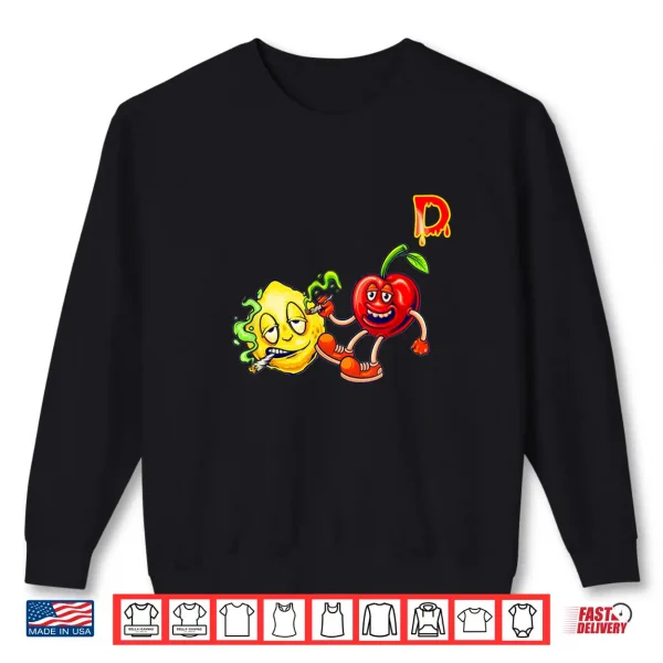 Sweatshirt Drizzles Lemon Cherry Headz Shirt