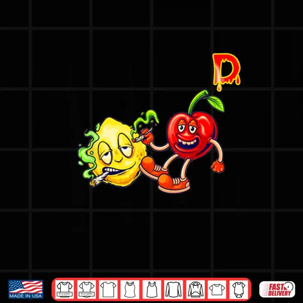 Design Drizzles Lemon Cherry Headz Shirt