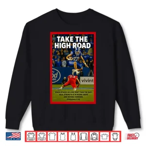 Sweatshirt Bear Bachmeier Take The High Road When Others Go Low Shirt