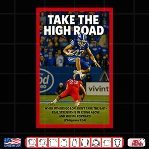 Design Bear Bachmeier Take The High Road When Others Go Low Shirt