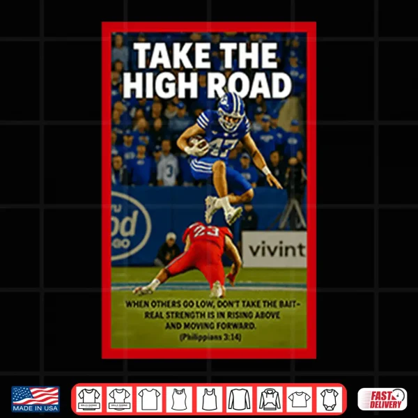 Design Bear Bachmeier Take The High Road When Others Go Low Shirt