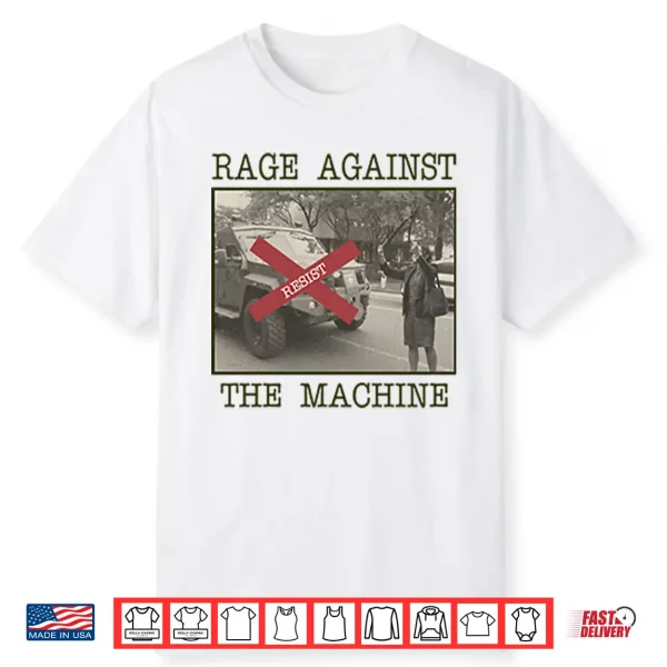 New York Woman Resist Rage Against The Machine Shirt