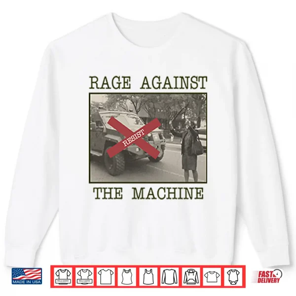 Sweatshirt New York Woman Resist Rage Against The Machine Shirt