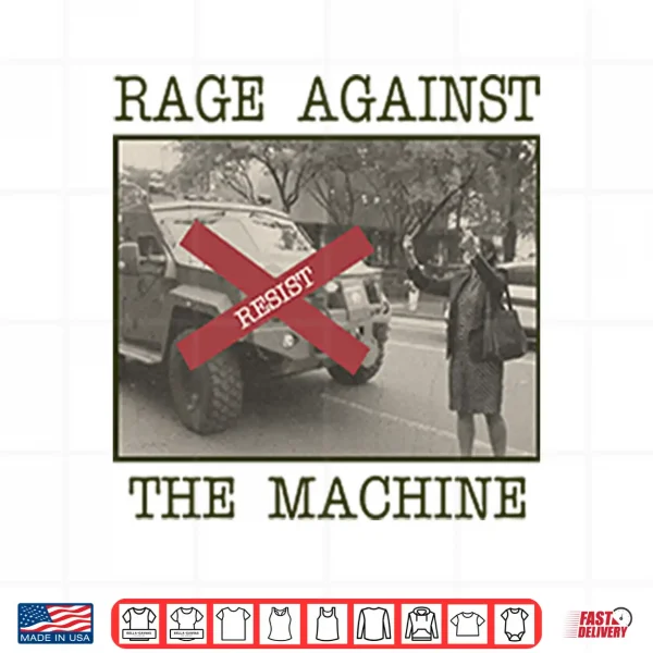 Design New York Woman Resist Rage Against The Machine Shirt
