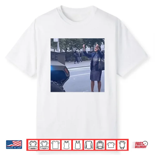 Polka Dot Dress Baddie Against Ice Shirt