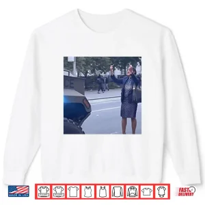 Sweatshirt Polka Dot Dress Baddie Against ICE Shirt