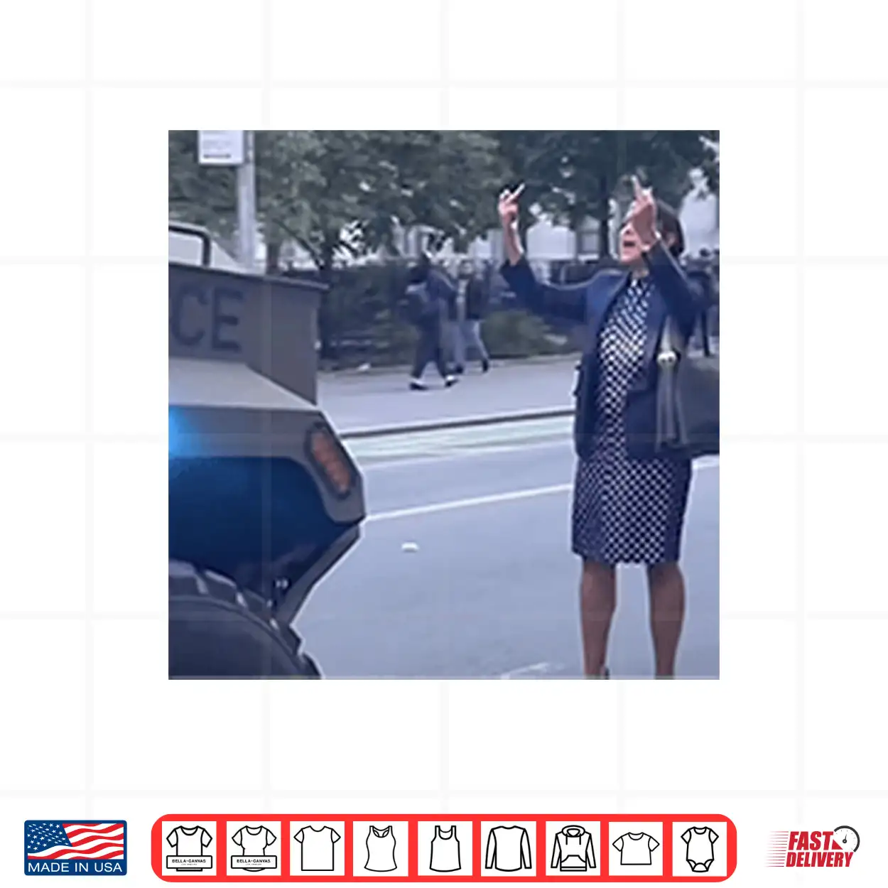 Polka Dot Dress Baddie Against Ice Shirt Polka Dot Dress Baddie Against Ice Shirt