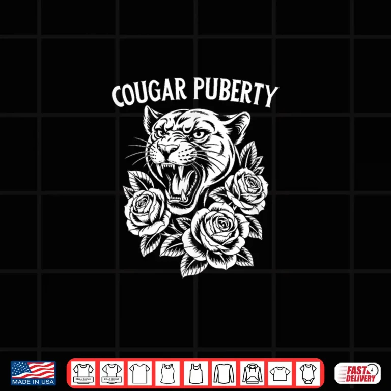 Design Cougar Puberty Menopause Perimenopause Shirt