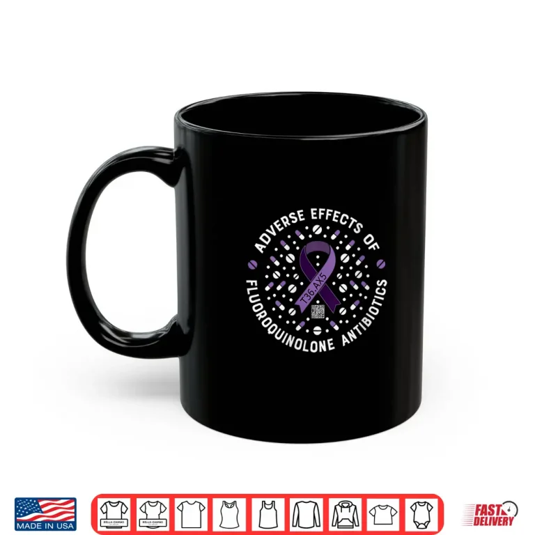 Mug Fluoroquinolone Toxicity Awareness Medical Code Shirt
