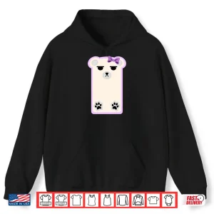 Hoodie Mira Inspired Cheeky Polar Bear Shirt