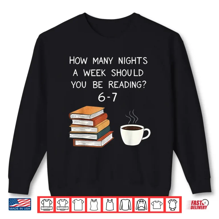 Sweatshirt Reading 67 Six Seven Meme English Teacher Book Lover Shirt
