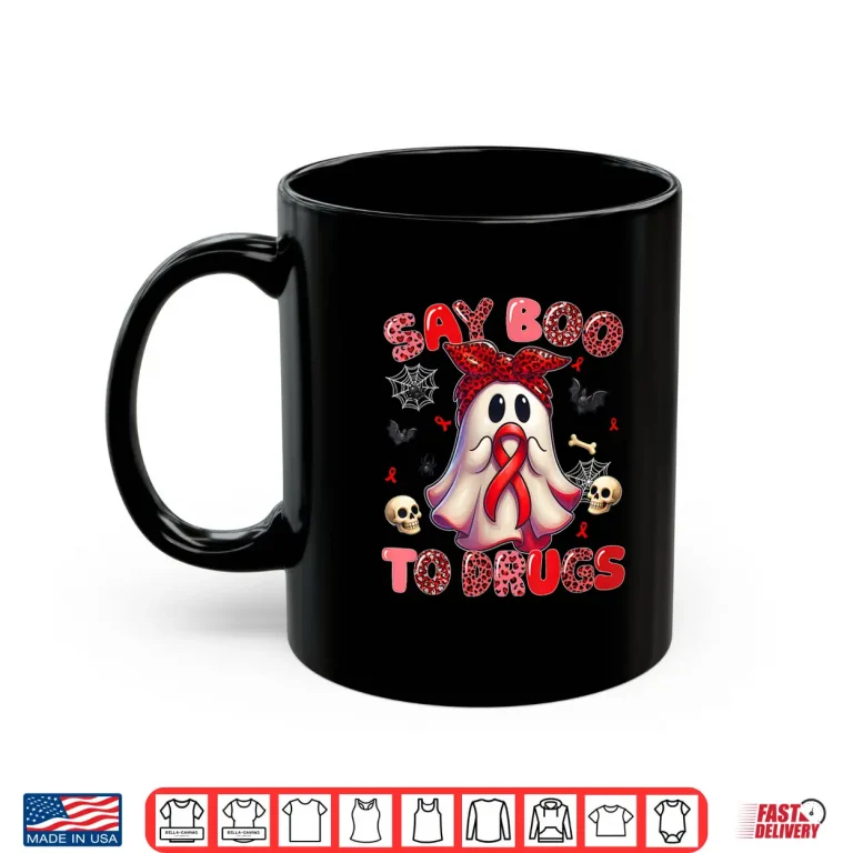 Mug Red Ribbon Week Awareness Shirt