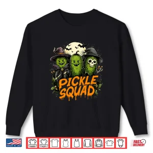 Sweatshirt Dill Pickle Squad Cucumber Joke For Halloween Party Shirt