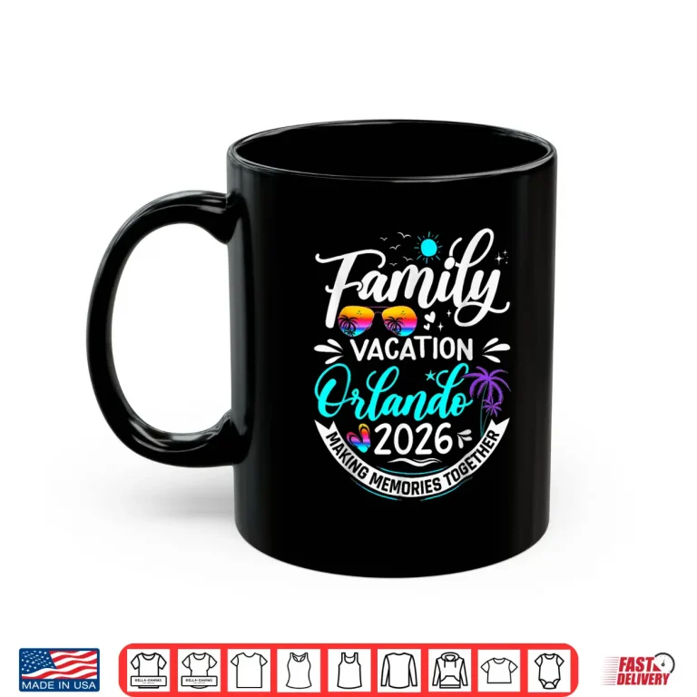 Mug Family Vacation Orlando 2026 Beach Summer Vacation 2026 Shirt