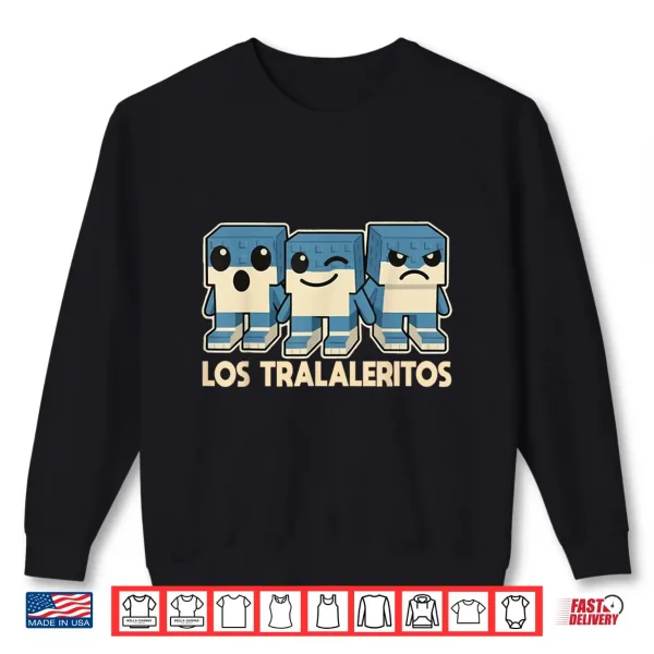 Sweatshirt Los Tralaleritos Italian Brainrot Cringe Kids Meme Shirt