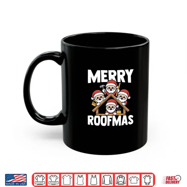 Roofer Craftsman Santa Claus Christmas Merry Roofmas Shirt 3 Mug Roofer Craftsman Santa Claus Christmas Merry Roofmas Shirt