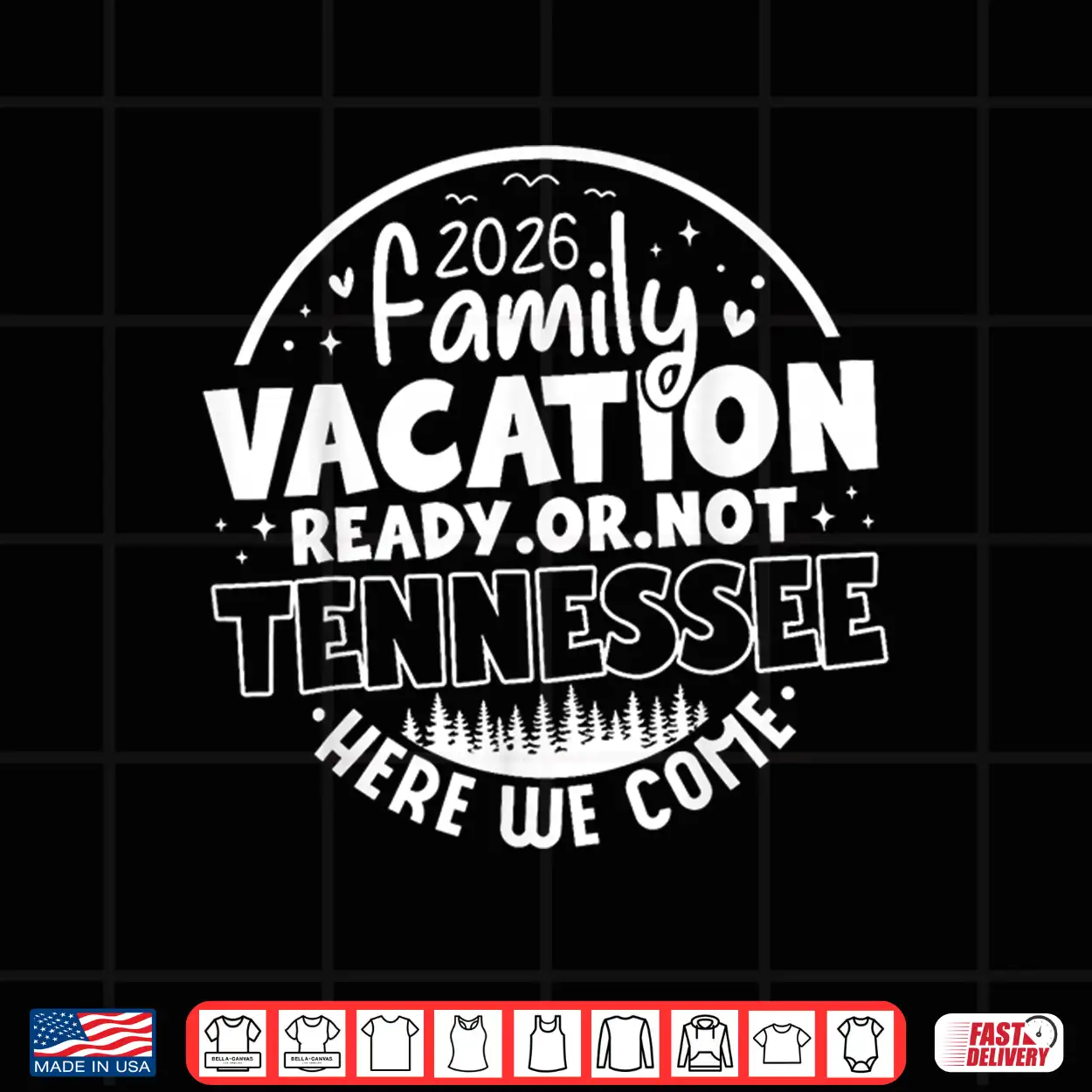Tennessee Smoky Mountains Family Vacation Gatlinburg 2026 Shirt Tennessee Smoky Mountains Family Vacation Gatlinburg 2026 Shirt