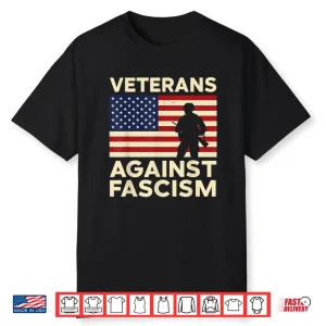 Veterans Against Fascism Vintage Us Army Patriotic Soldier Shirt