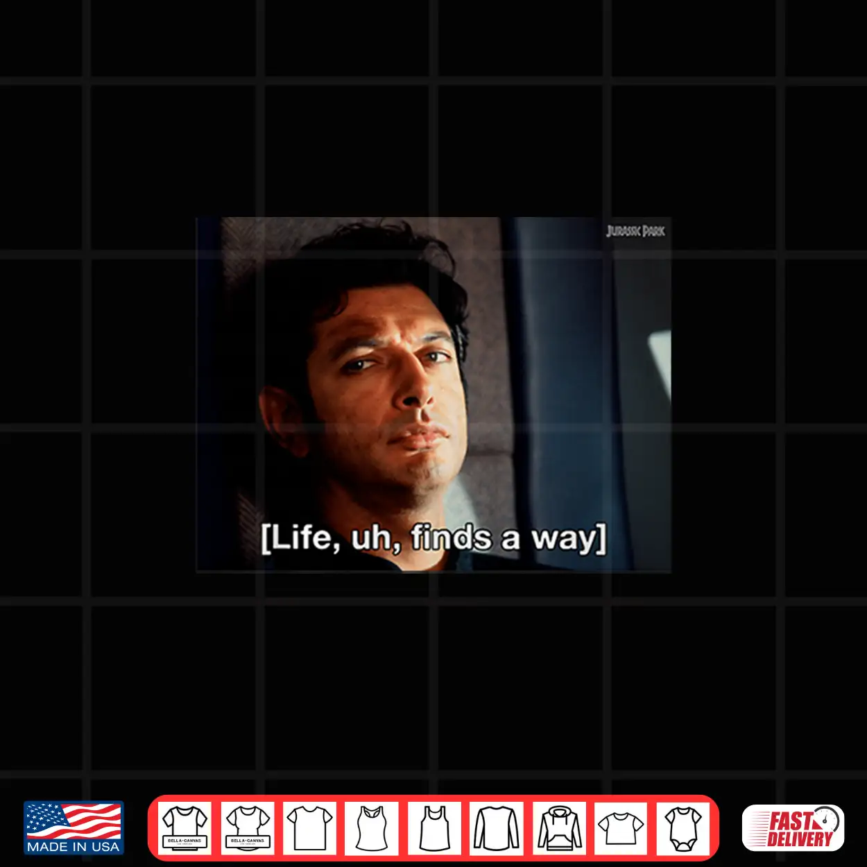 Jurassic Park Life Finds A Way Goldblum Jeff Stare Shirt Jurassic Park Life Finds A Way Goldblum Jeff Stare Shirt