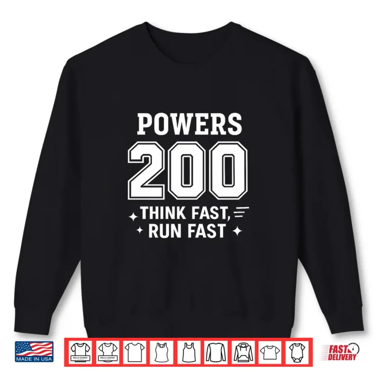 Think Fast Run Fast Chad Powers Shirt 2 Sweatshirt Think Fast Run Fast Chad Powers Shirt